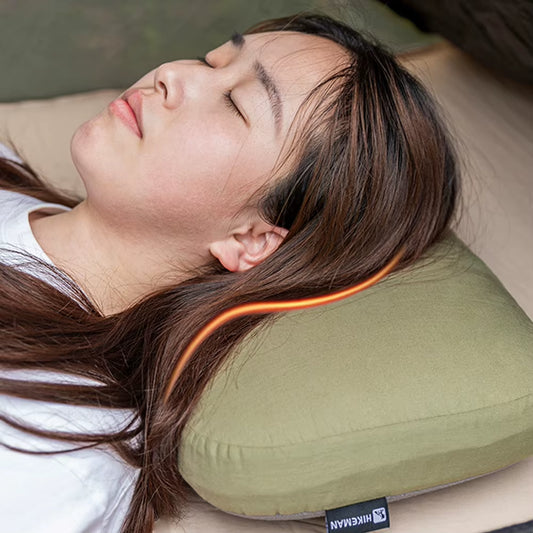 Soft Slow Rebound Memory Foam Pillow Outdoor Camping Travel Cervical Pillow Portable Noonbreak Pillow Neck Support Pillow