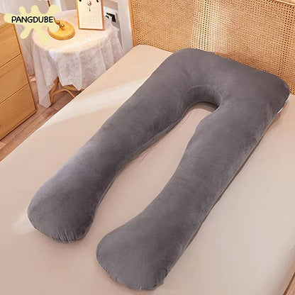 Multifunctional Pregnant Pillow U-Shape Pregnant Sleeping Support Pillow for Maternity Breast Feedings Cushion Nursing Pillow