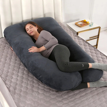 Cuddle Me Crazy: The Essential Pillow Cloak for Maternity Huggers - Covers Your U-Shaped Buddy (Pillowcase Included, PJs Not!)