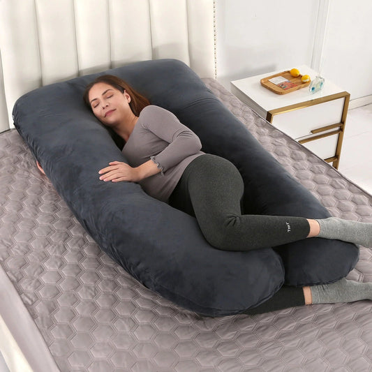 Cuddle Me Crazy: The Essential Pillow Cloak for Maternity Huggers - Covers Your U-Shaped Buddy (Pillowcase Included, PJs Not!)
