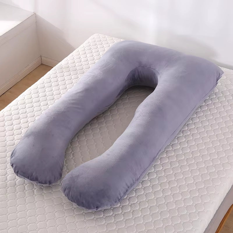 Multifunctional Pregnant Pillow U-Shape Pregnant Sleeping Support Pillow for Maternity Breast Feedings Cushion Nursing Pillow